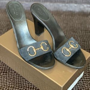 Sand Tess S. Gomma/ Original GG/ Malaga Gucci Sandal